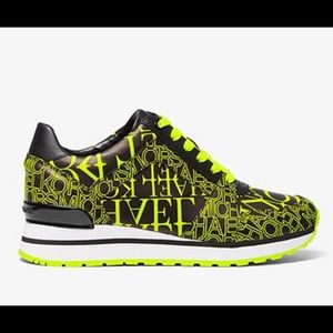 Michael Kors , logo leather trainer